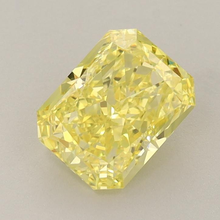 1.27 Ct. Fancy Vivid  Yellow Radiant Lab Grown Diamond