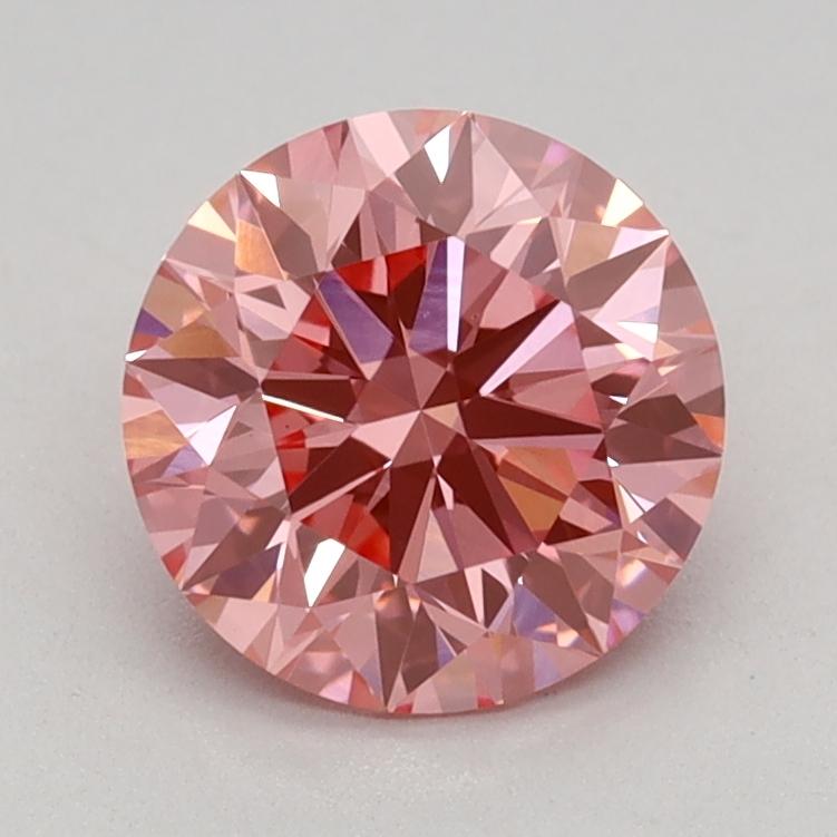 1.02 Ct. Fancy Vivid Pink Round Lab Grown Diamond