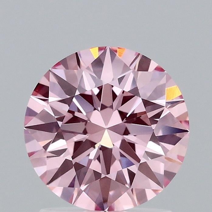 1.50 Ct. Fancy Vivid Pink Round Lab Grown Diamond