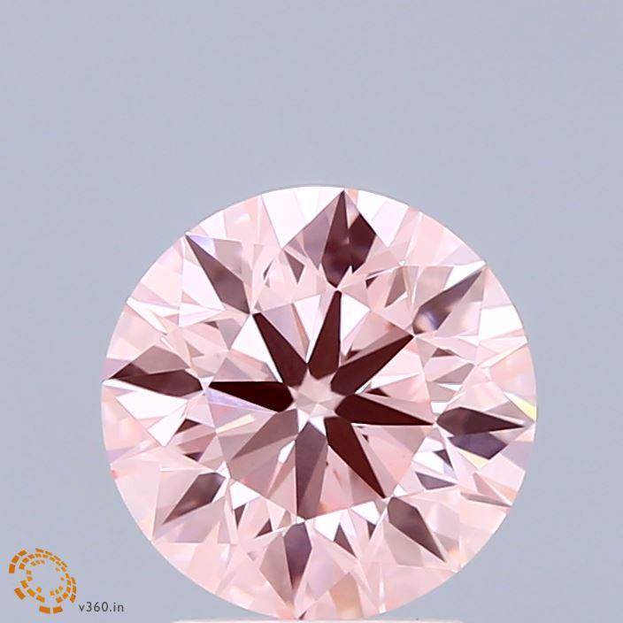 2.01 Ct. Fancy Vivid Pink Round Lab Grown Diamond