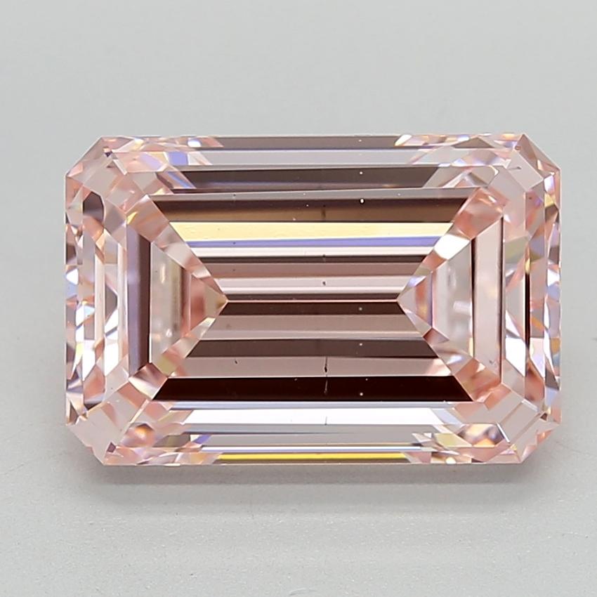 5.00 Ct. Fancy Intense Pink Emerald Lab Grown Diamond