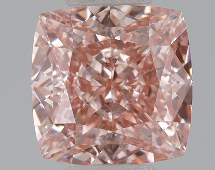 1.61 Ct. Fancy Vivid Pink Cushion Lab Grown Diamond