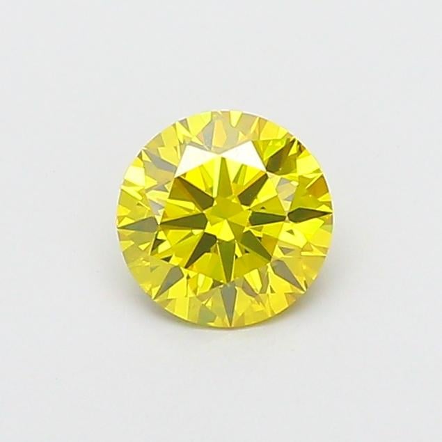 1.00 Ct. Fancy Intense  Yellow Round Lab Grown Diamond