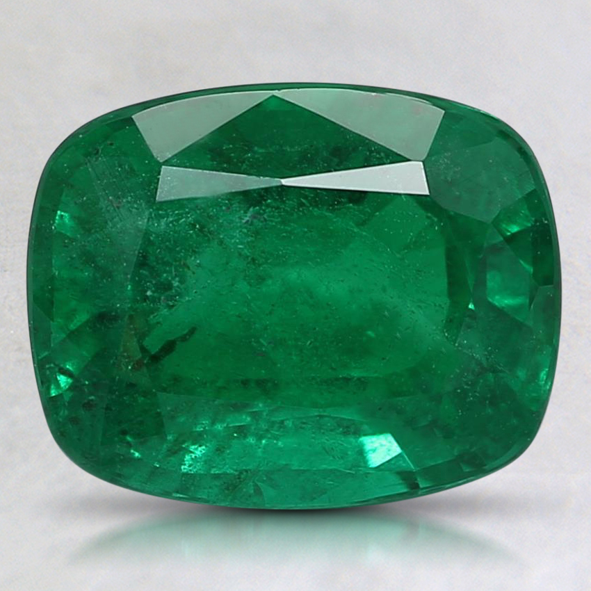 9.2x7.4mm Premium Cushion Emerald