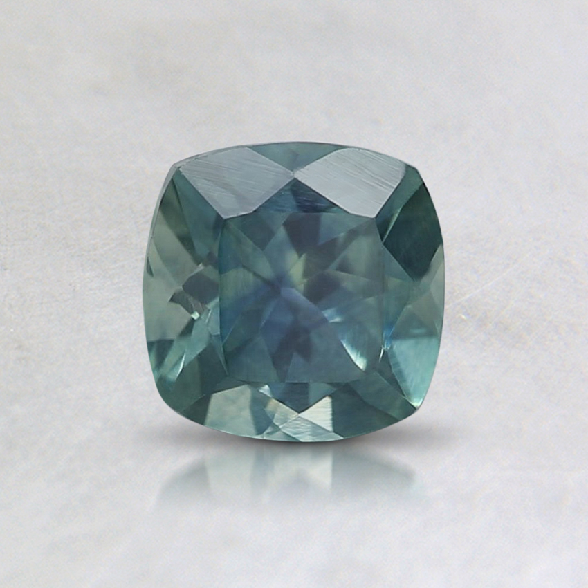 5.4mm Montana Teal Cushion Sapphire