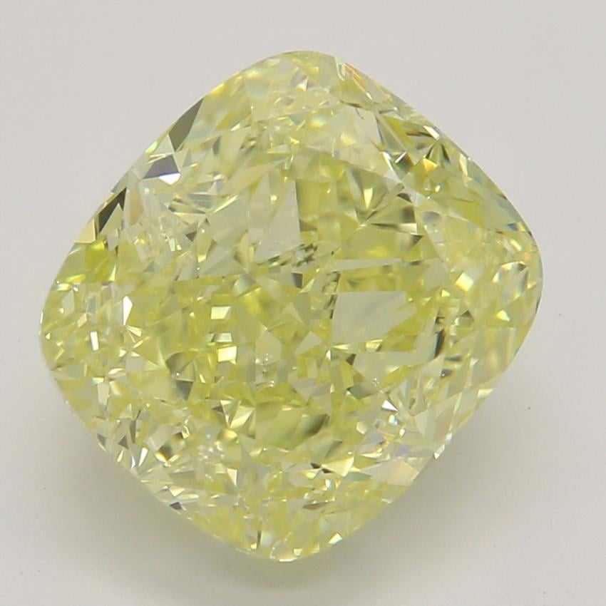 2.66 Ct. Fancy Yellow Cushion Diamond