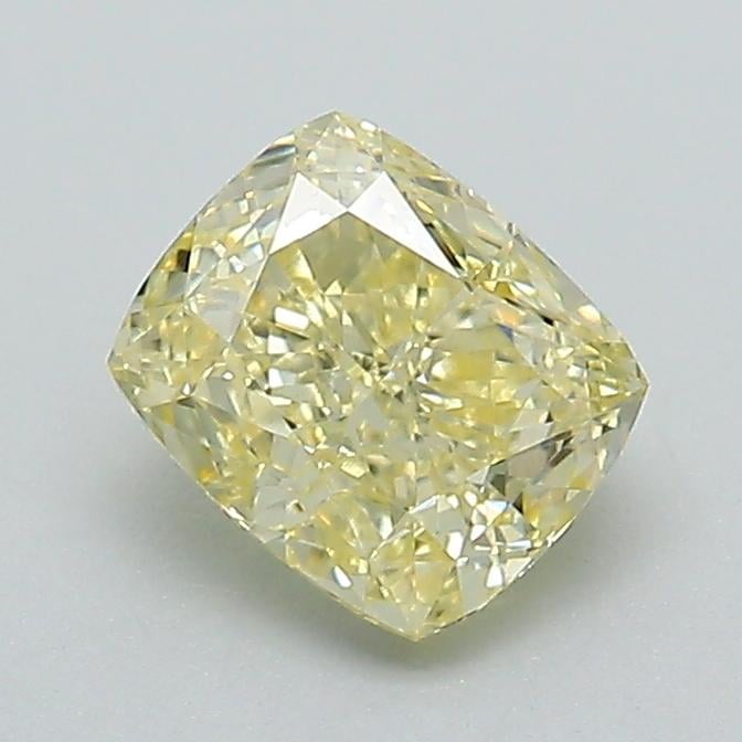 1.02 Ct. Fancy Yellow Cushion Lab Grown Diamond