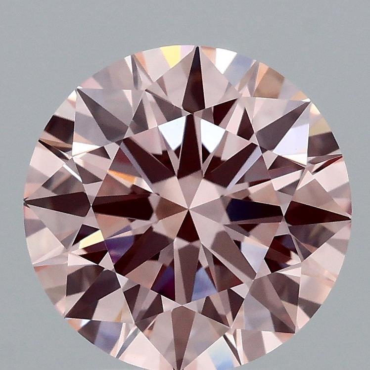2.73 Ct. Fancy Intense Pink Round Lab Grown Diamond