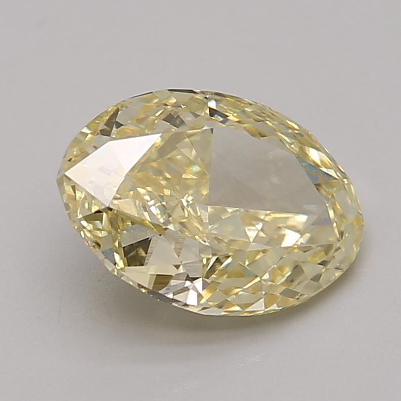 2.25 Ct. Fancy Intense Yellow Oval Lab Grown Diamond