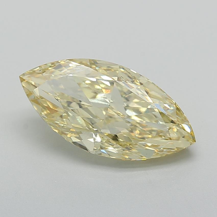 4.00 Ct. Fancy Intense  Yellow Marquise Lab Grown Diamond