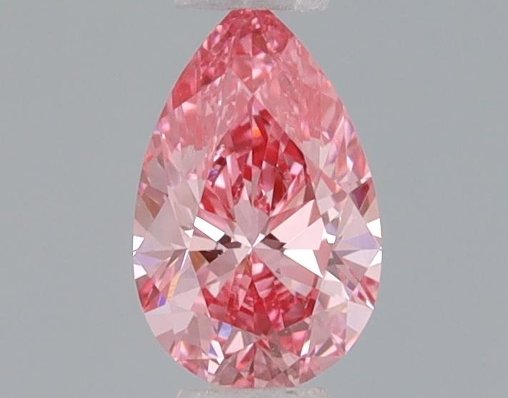 0.28 Ct. Fancy Vivid Pink Pear Lab Grown Diamond