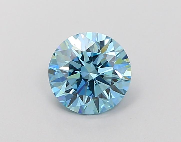1.01 Ct. Fancy Vivid  Blue Round Lab Grown Diamond