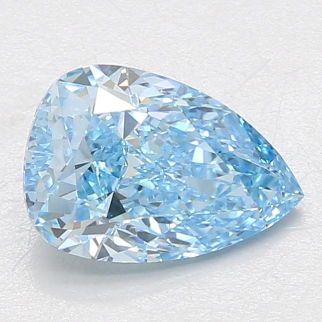 2.04 Ct. Fancy Vivid Blue Pear Lab Grown Diamond