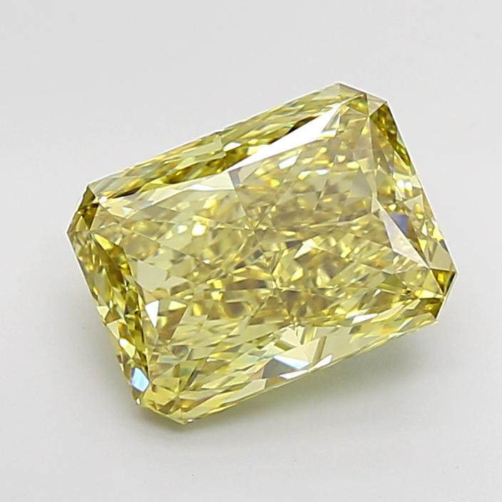 4.06 Ct. Fancy Intense Yellow Radiant Lab Grown Diamond
