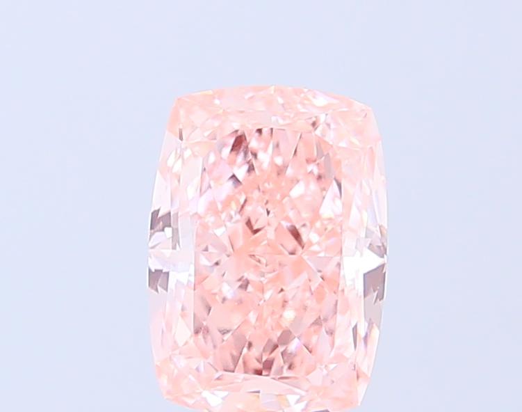 1.95 Ct. Fancy Vivid  Pink Cushion Lab Grown Diamond