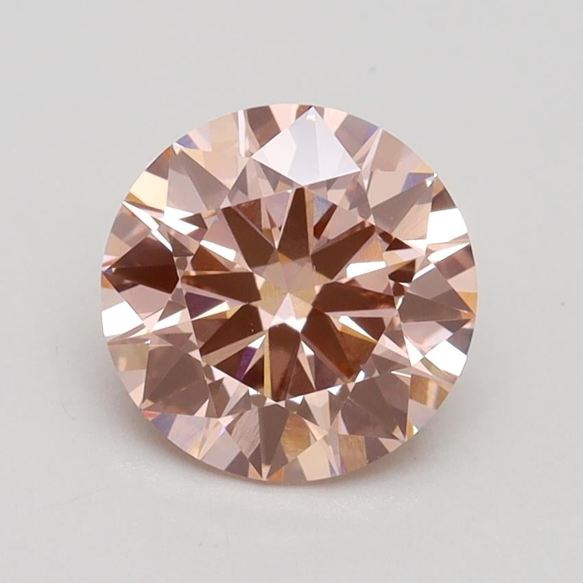 1.54 Ct. Fancy Intense Pink Round Lab Grown Diamond