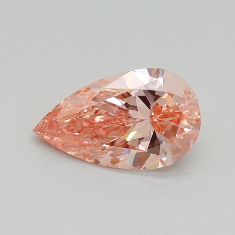 0.70 Ct. Fancy Intense Pink Pear Lab Grown Diamond
