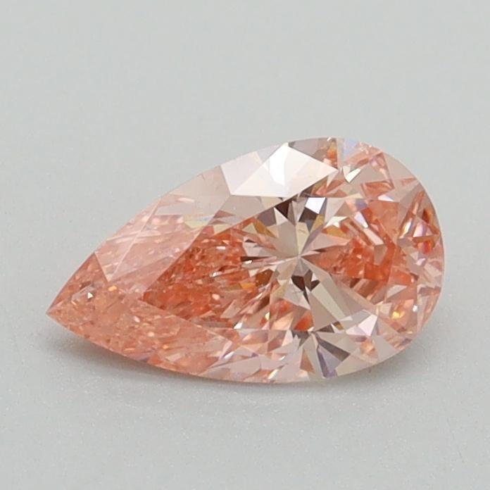 0.62 Ct. Fancy Intense Pink Pear Lab Grown Diamond