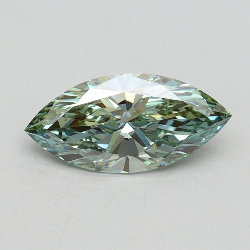 1.00 Ct. Fancy Intense Green Marquise Lab Grown Diamond