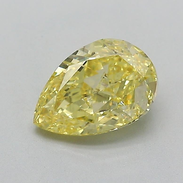 1.50 Ct. Fancy Intense  Yellow Pear Lab Grown Diamond