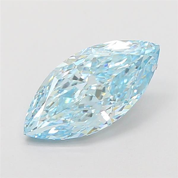 1.18 Ct. Fancy Intense Blue Marquise Lab Grown Diamond