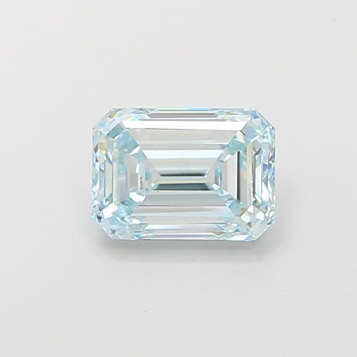 1.43 Ct. Fancy Blue Green Emerald Lab Grown Diamond