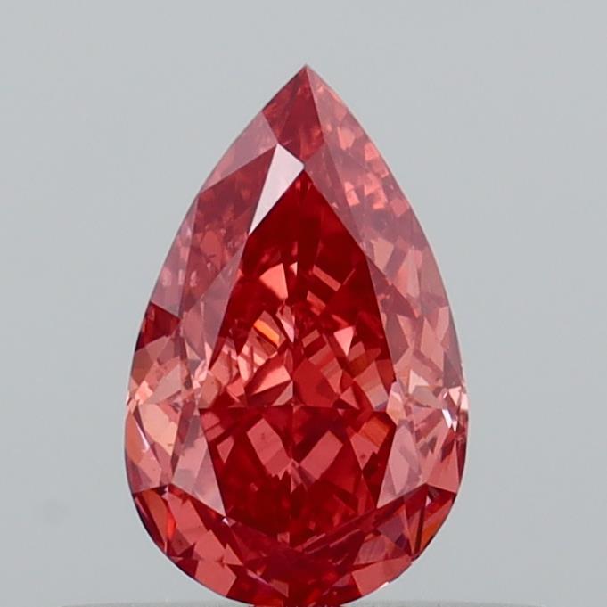 0.50 Ct. Fancy Vivid Brownish Pink Pear Lab Grown Diamond