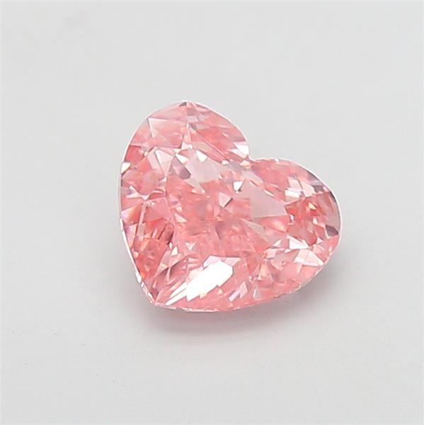1.44 Ct. Fancy Vivid Pink Heart Lab Grown Diamond