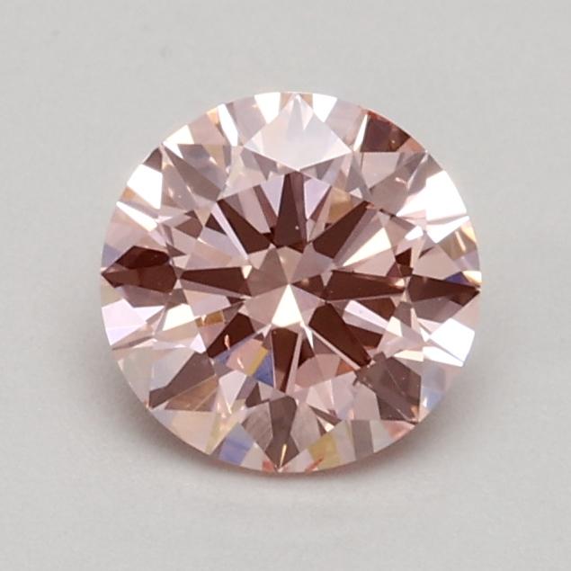 0.50 Ct. Fancy Intense Pink Round Lab Grown Diamond