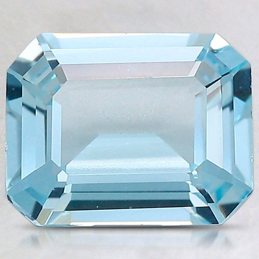 9.7x7.7mm Emerald Aquamarine
