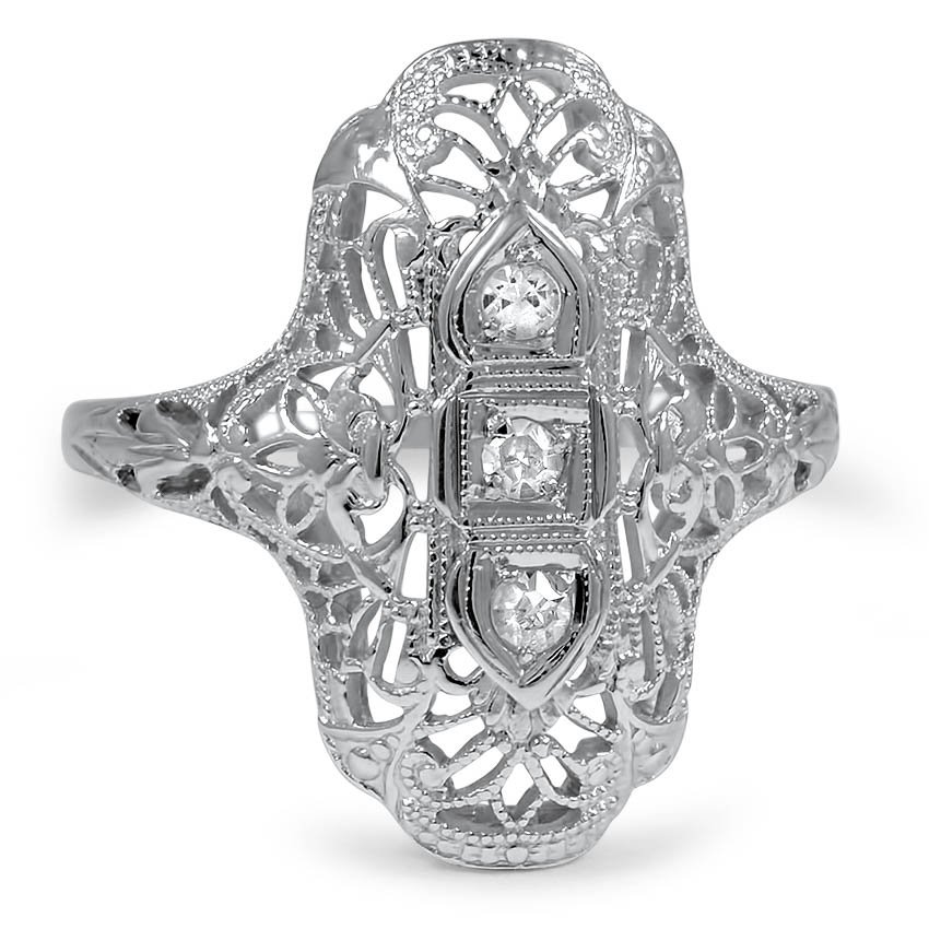 Edwardian Diamond Vintage Ring Catrice Brilliant Earth
