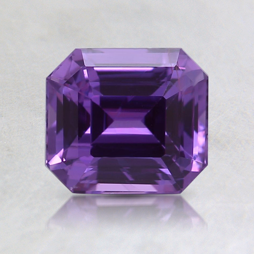 6.6x5.9mm Unheated Purple Emerald Sapphire