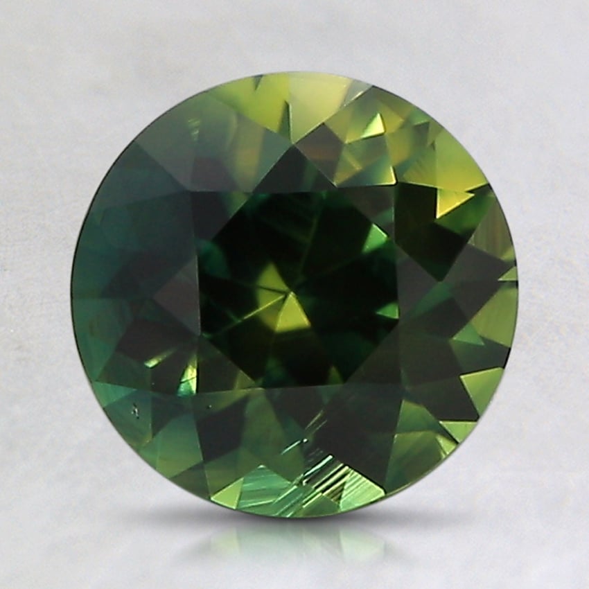 7.7mm Unheated Parti-Color Round Australian Sapphire