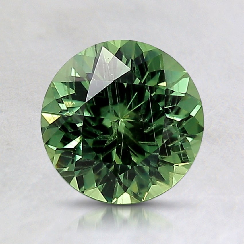 6.8mm Unheated Teal Round Montana Sapphire