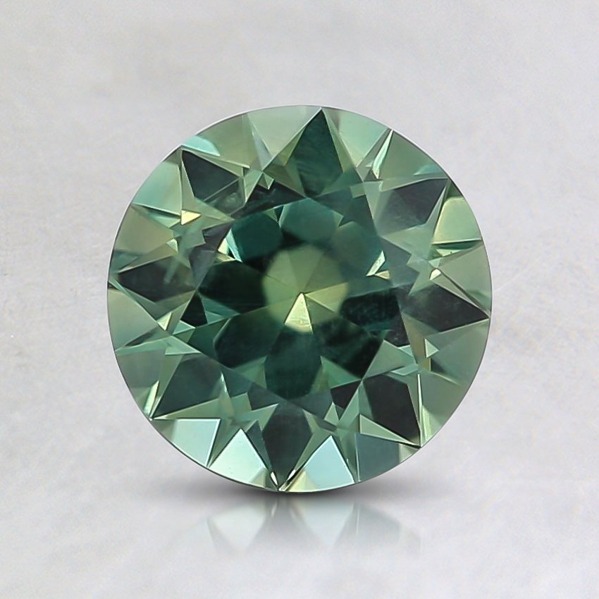 6.4mm Montana Teal Round Sapphire