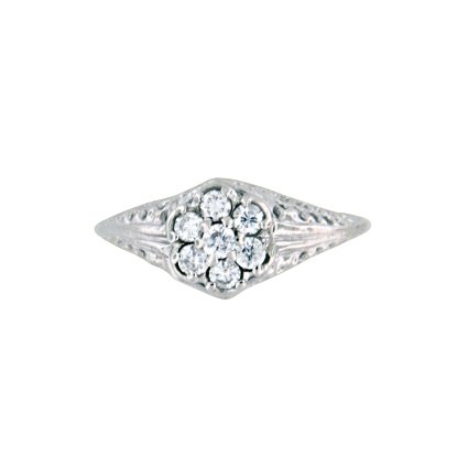 Art Nouveau Diamond Vintage Ring
