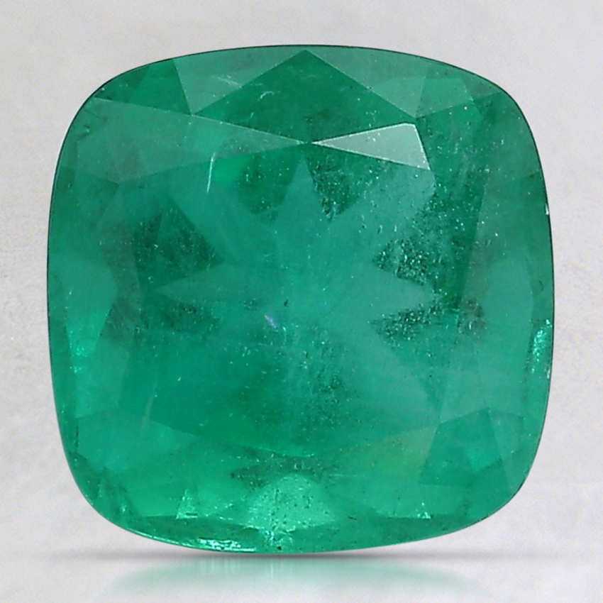 8.7mm Cushion Emerald