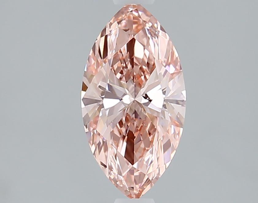 1.08 Ct. Fancy Vivid Pink Marquise Lab Grown Diamond