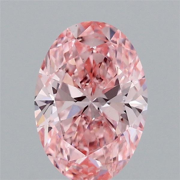 1.08 Ct. Fancy Vivid Pink Oval Lab Grown Diamond
