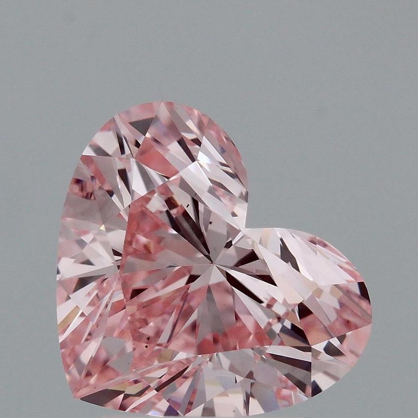 2.75 Ct. Fancy Intense Pink Heart Lab Grown Diamond