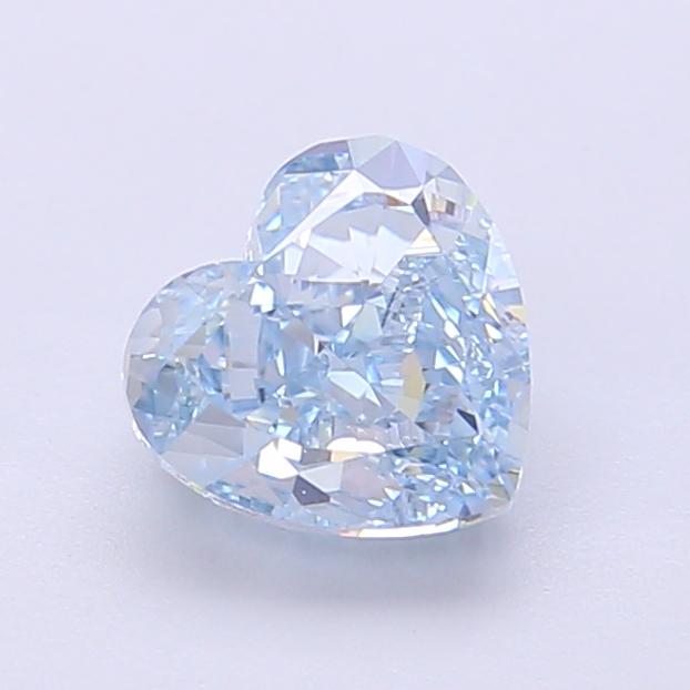 1.30 Ct. Fancy Intense Blue Heart Lab Grown Diamond