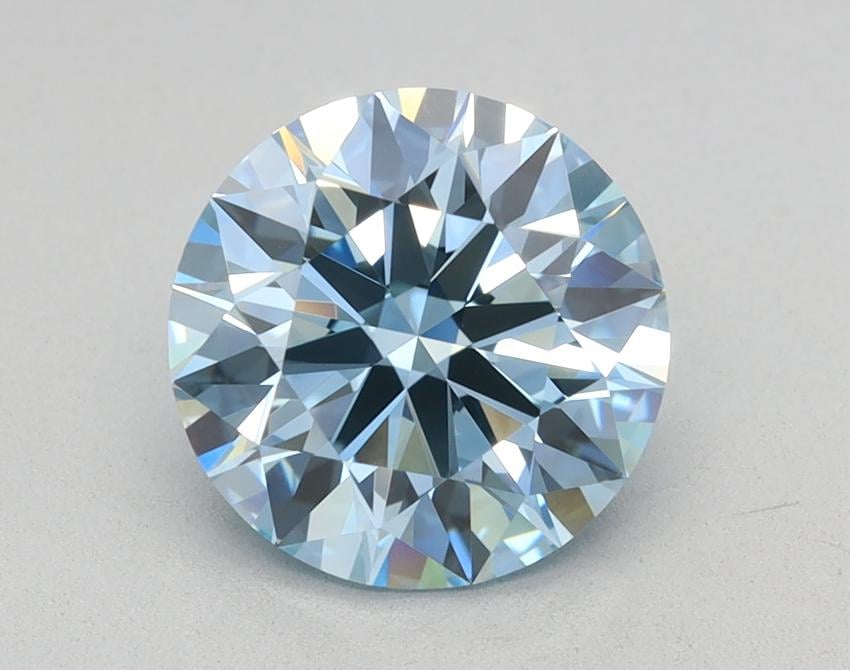 1.70 Ct. Fancy Intense Blue Round Lab Grown Diamond