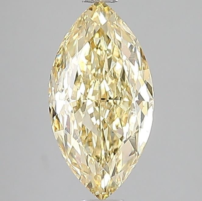 2.53 Ct. Fancy Yellow Marquise Lab Grown Diamond