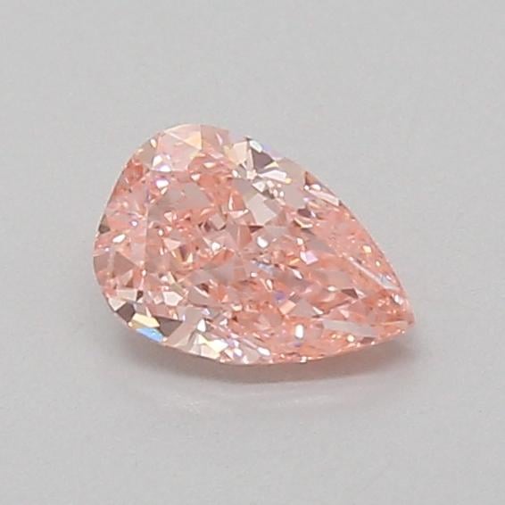 0.59 Ct. Fancy Vivid Pink Pear Lab Grown Diamond
