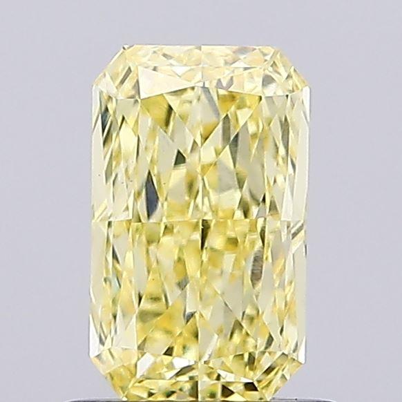 0.77 Ct. Fancy Intense Yellow Radiant Lab Grown Diamond