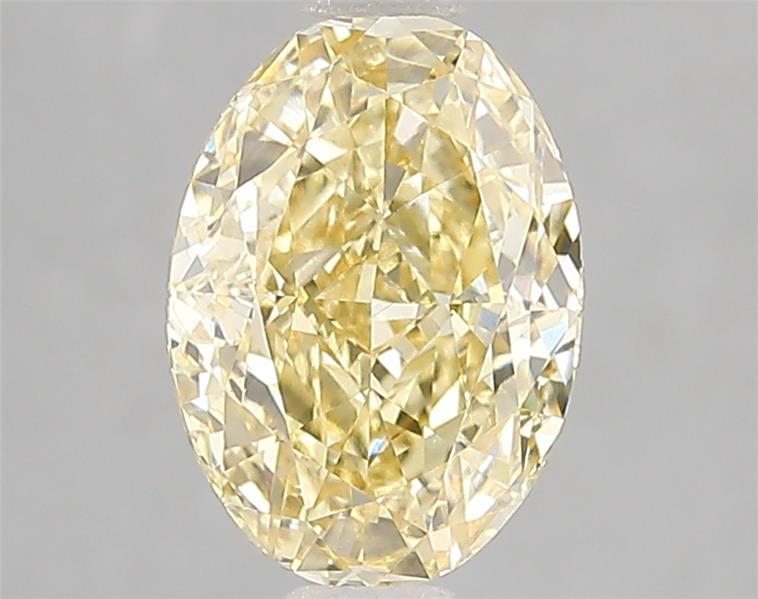 2.04 Ct. Fancy Intense Yellow Oval Lab Grown Diamond