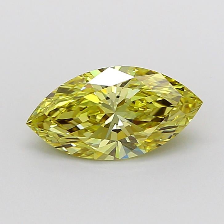 1.02 Ct. Fancy Intense Yellow Marquise Lab Grown Diamond