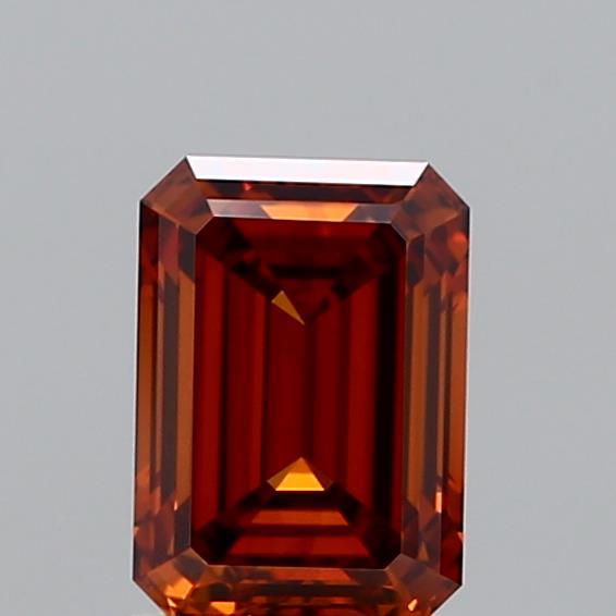 1.06 Ct. Fancy Orange Emerald Lab Grown Diamond