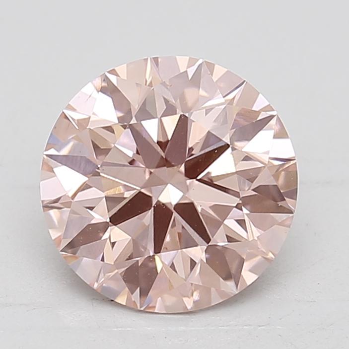 2.34 Ct. Fancy Intense Pink Round Lab Created Diamond