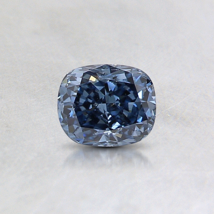 0.34 Ct. Fancy Deep Blue Cushion Lab Grown Diamond
